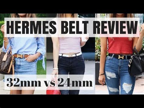 Hermes belt 32mm vs 24mm